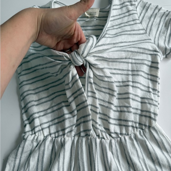 Caution to the Wind Wide Leg Jumpsuit Medium M Striped Comfort Loungewear Beach - Picture 8 of 8